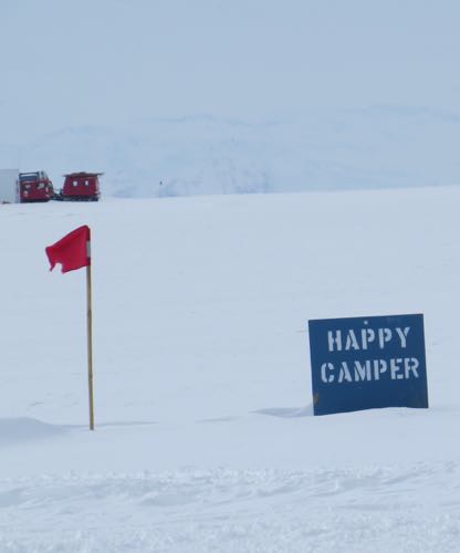 Happy Camper sign