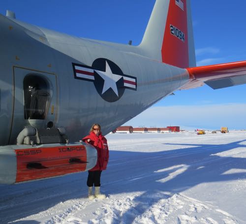 Me in front of plane