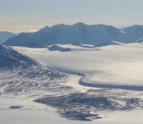 Close-up glacier