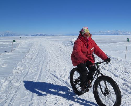 Fat tire biking