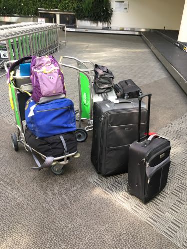 Lots of luggage