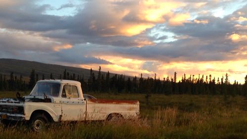 Old Beater and Sunset