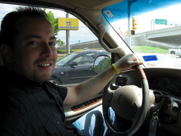 Driving to the airport in Austin, TX