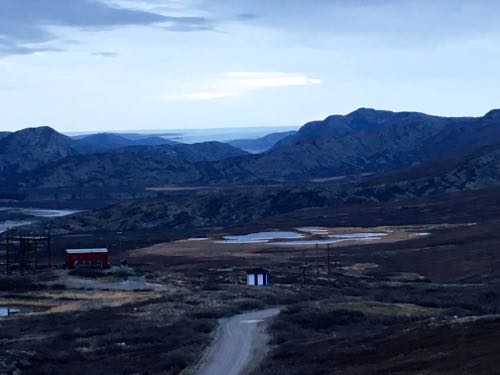 View of Kangerlussuaq from Raven&#39;s Cliff