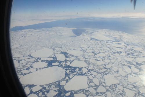 Ice in ocean