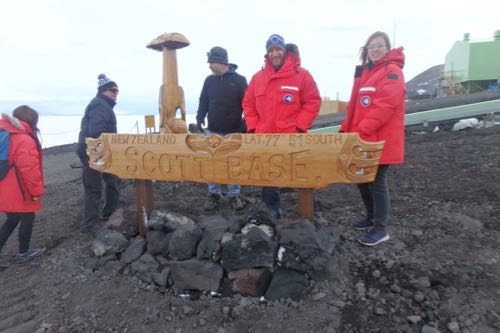 Group at Scott Base