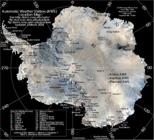 AWS map