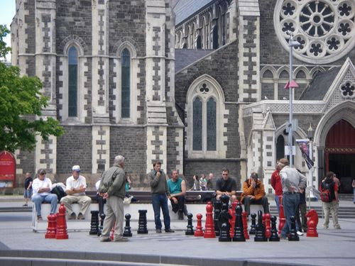 Chess in the Square