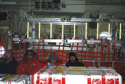 Passengers and Cargo in the LC-130