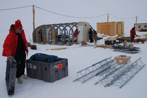 The Science Tent and our gear when we returned.