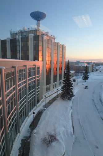 Morning at the University of Alaska, Fairbanks