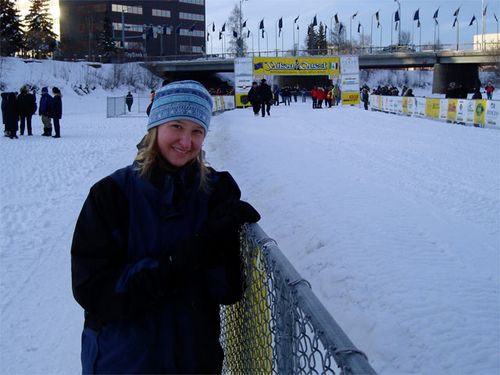 The Yukon Quest Finish Line