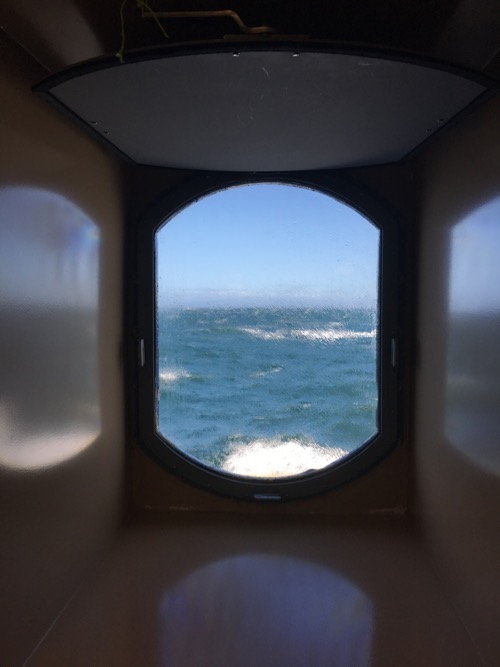 View through the porthole!