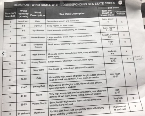 Beaufort Scale