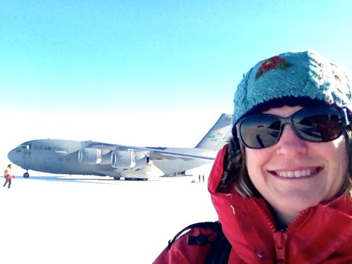 Landing at McMurdo Station