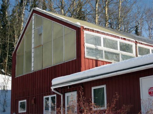 University of Alaska's first greenhouse