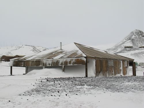 Discovery Hut A Month Earlier 