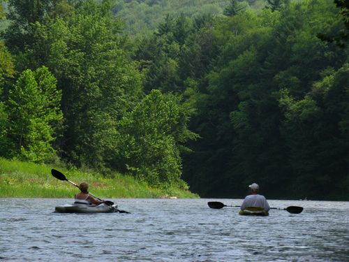 Kayaking...