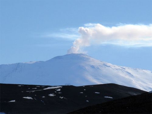 Morning View of Mount Erebus