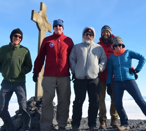 Research team at Hut Point