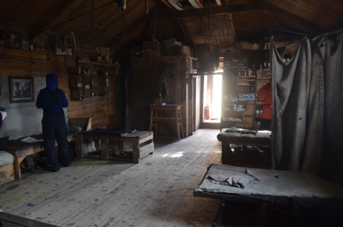 Inside Cape Royds Hut