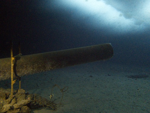 Sewage pipe in McMurdo today