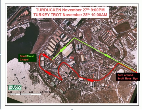 Map of Turkey Trot