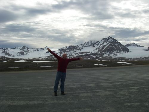 On the ground in Ny Alesund, Svalbard