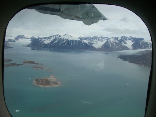 Over the fjord near Longyearben