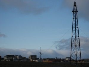 Airship Norge launch tower.