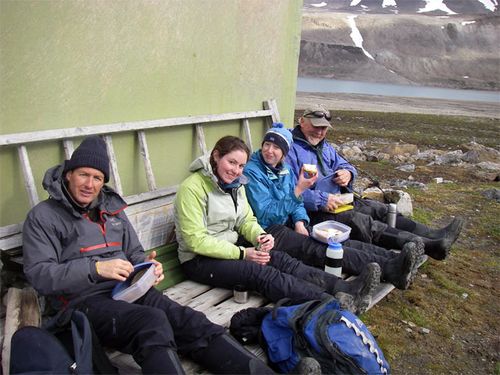 Lunch in the field