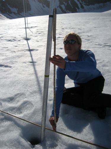 Measuring glacial ablation