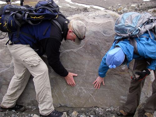 Rough ride for this boulder