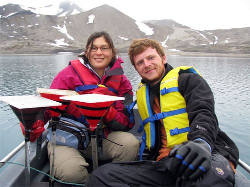 Sediment traps on board