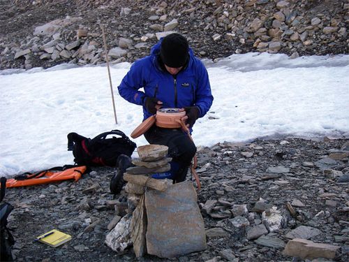 Svalbard REU student Stephen Bate