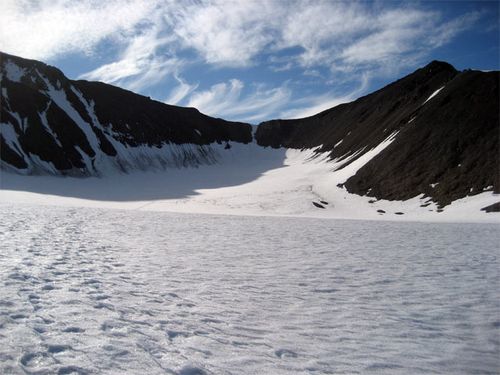 View into the Linne Glacier