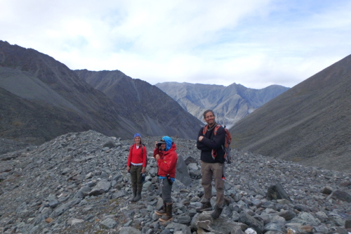 Darrell on moraine