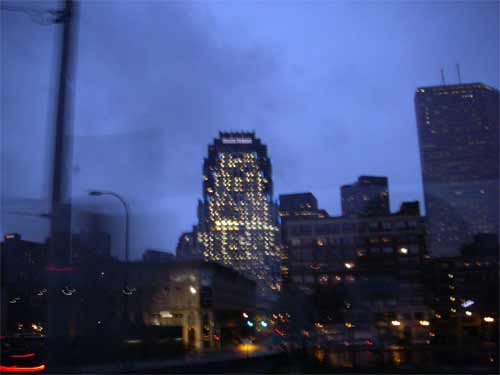 Leaving Boston from South Station.