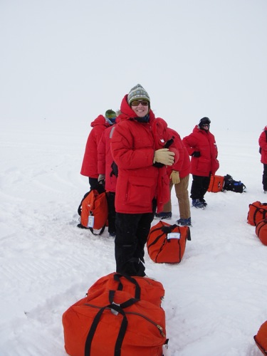 Ready for a day outside in Antarctica