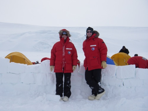 The Happy Camper Ice-block Wall