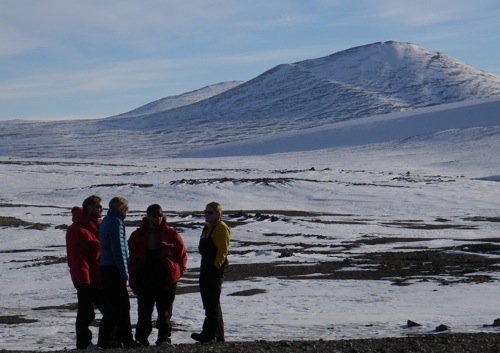 At Marble Point- a helicopter refueling station