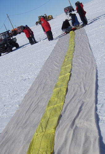 The Balloon is Well Protected During Set-up Procedures