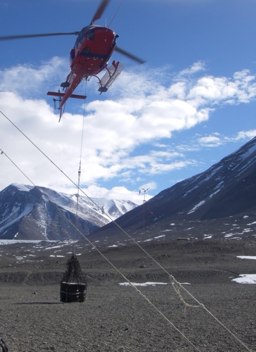 Taking a Sling-Load of Waste to McMurdo