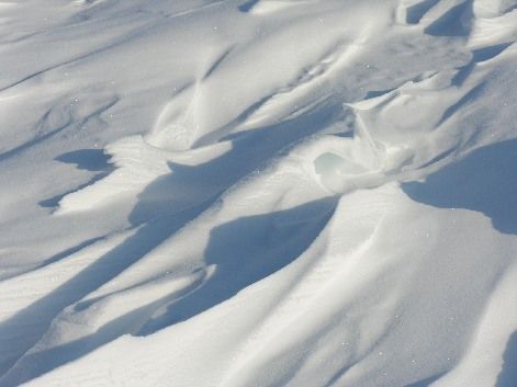 Snow sculpture