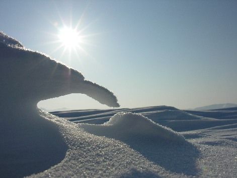 Snow arch