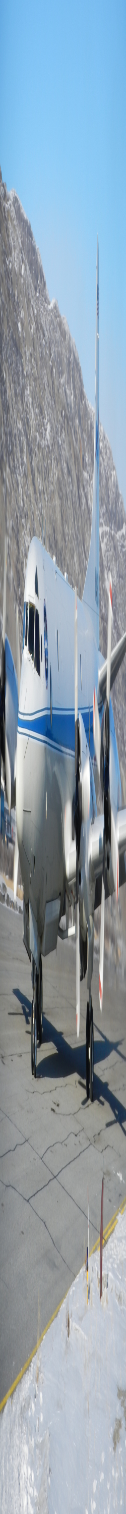 NASA&#39;s P-3 Orion for Operation IceBridge. Photo by Russell Hood.