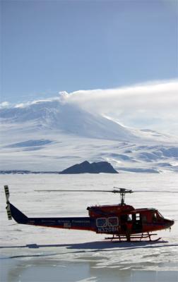 chopper on the ice