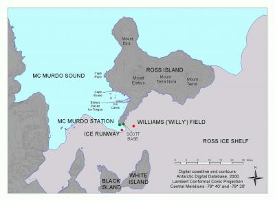 Ross Island map