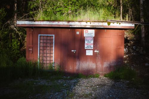 Permafrost Tunnel entrance