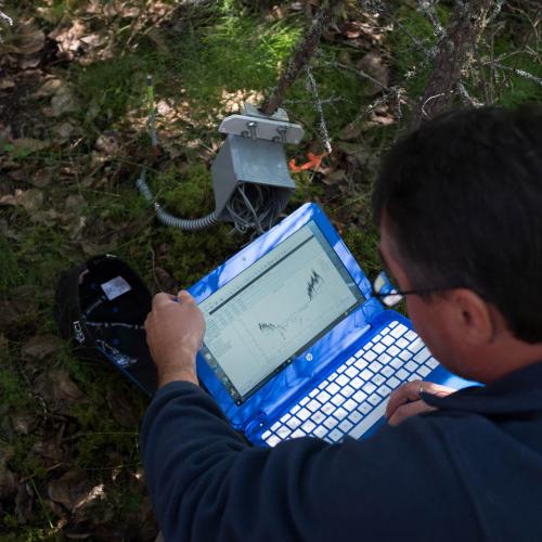 Permafrost monitoring station